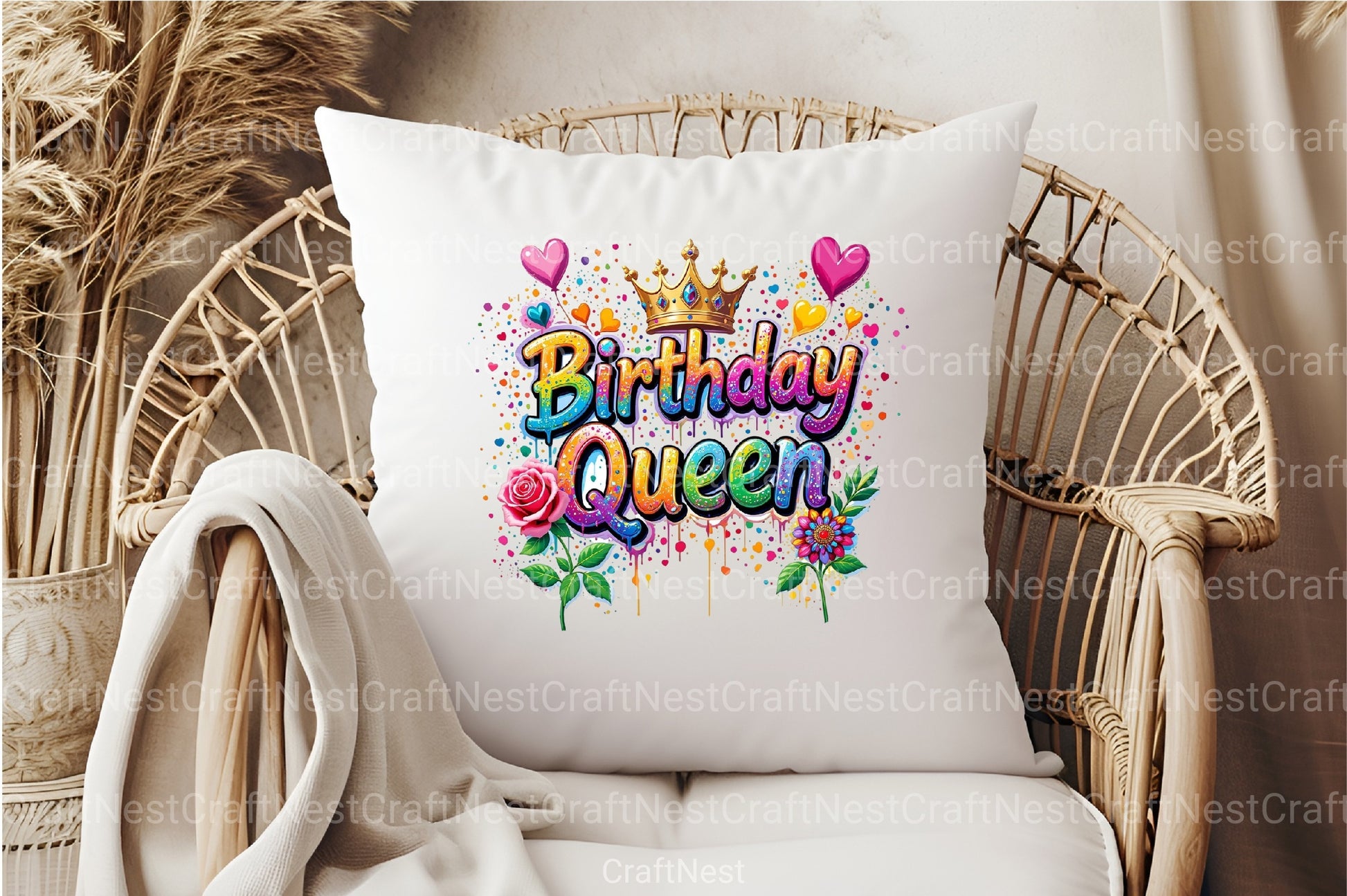 Birthday Queen Clipart Bundle 1 - CraftNest - Digital Crafting and Art