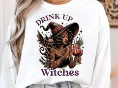 Drink Up Witches Funny Halloween Clipart Bundle - CraftNest - Digital Crafting and Art