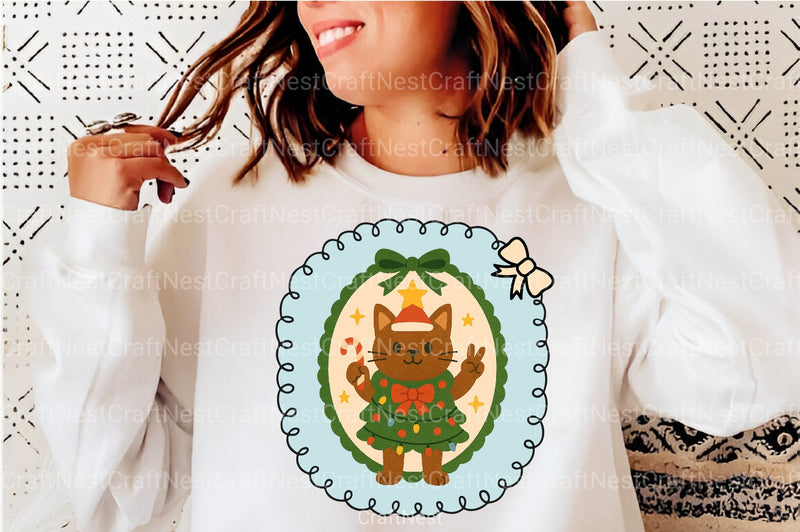 Christmas Coquette Frame Clipart Bundle - CraftNest - Digital Crafting and Art