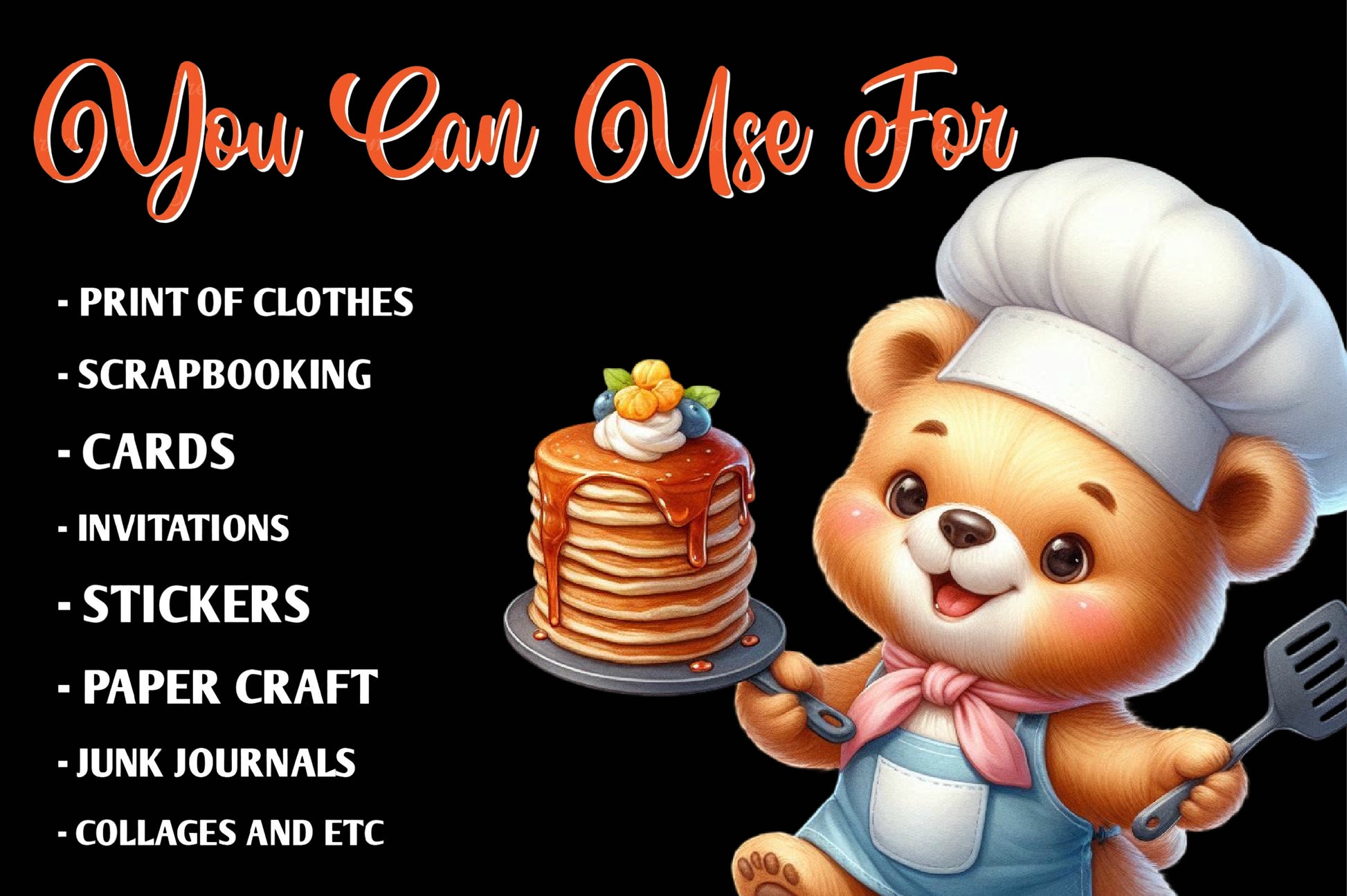 Cute Little Chef Cooking Clipart Bundle - CraftNest - Digital Crafting and Art