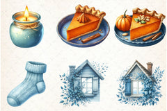 Rustic Cozy Autumn Clipart Bundle 11 - CraftNest - Digital Crafting and Art