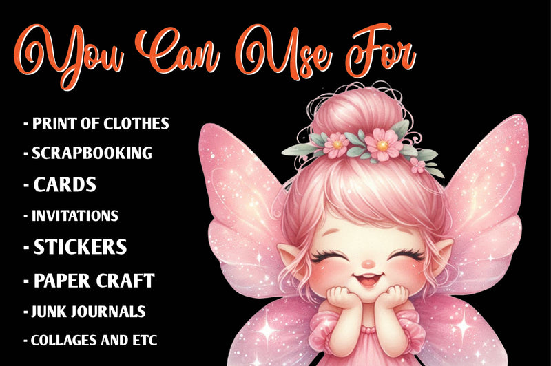 Fairy Garden Clipart Bundle 1 - CraftNest - Digital Crafting and Art