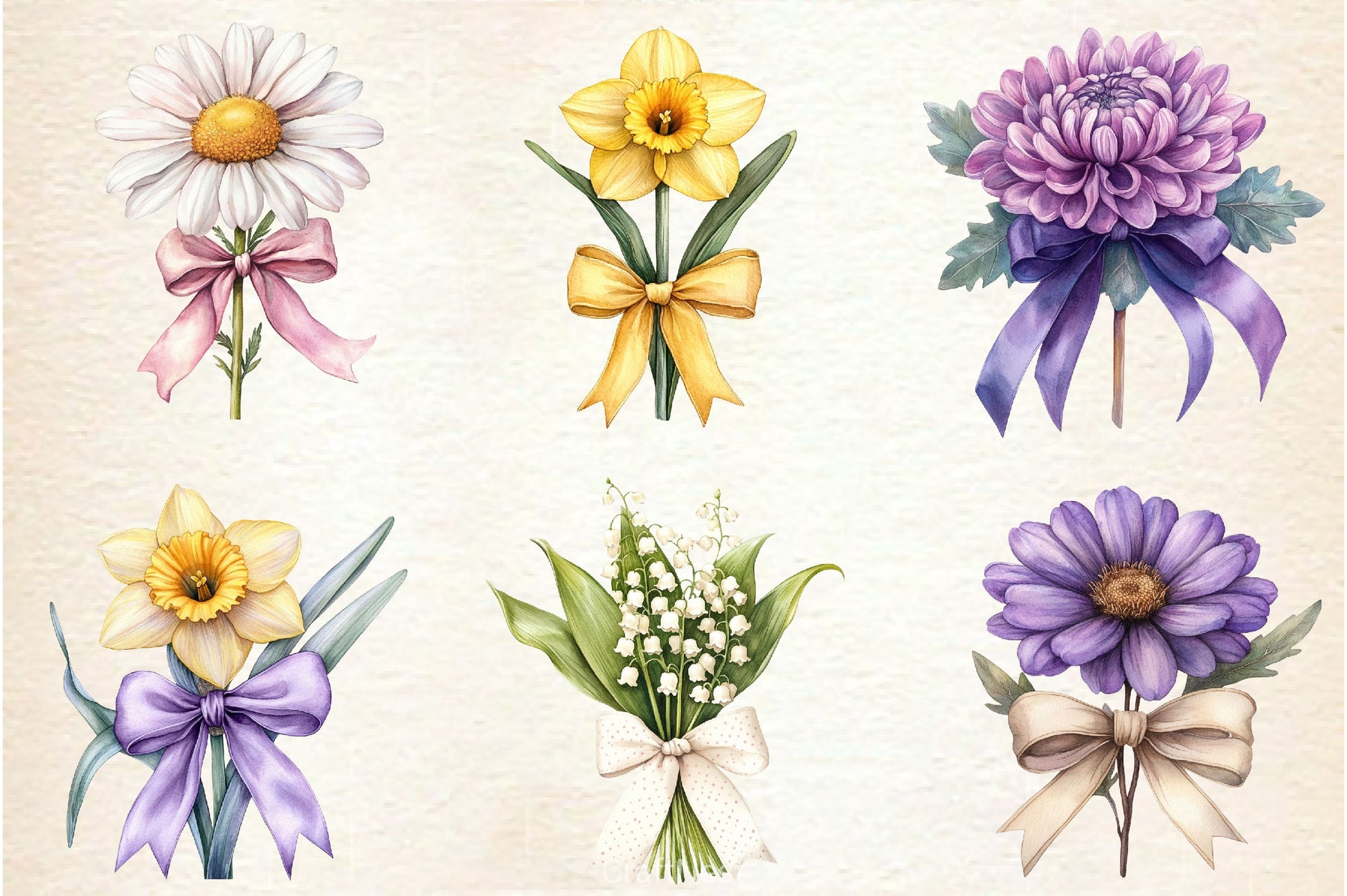 Coquette Birth Month Flowers Clipart Bundle - CraftNest - Digital Crafting and Art