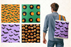 Halloween Digital Paper Set - CraftNest - Digital Crafting and Art