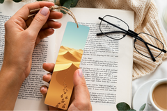 Golden Sand Dunes Bookmark Journal - CraftNest - Digital Crafting and Art