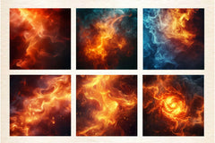 Hot Fire Smoke Background - CraftNest - Digital Crafting and Art