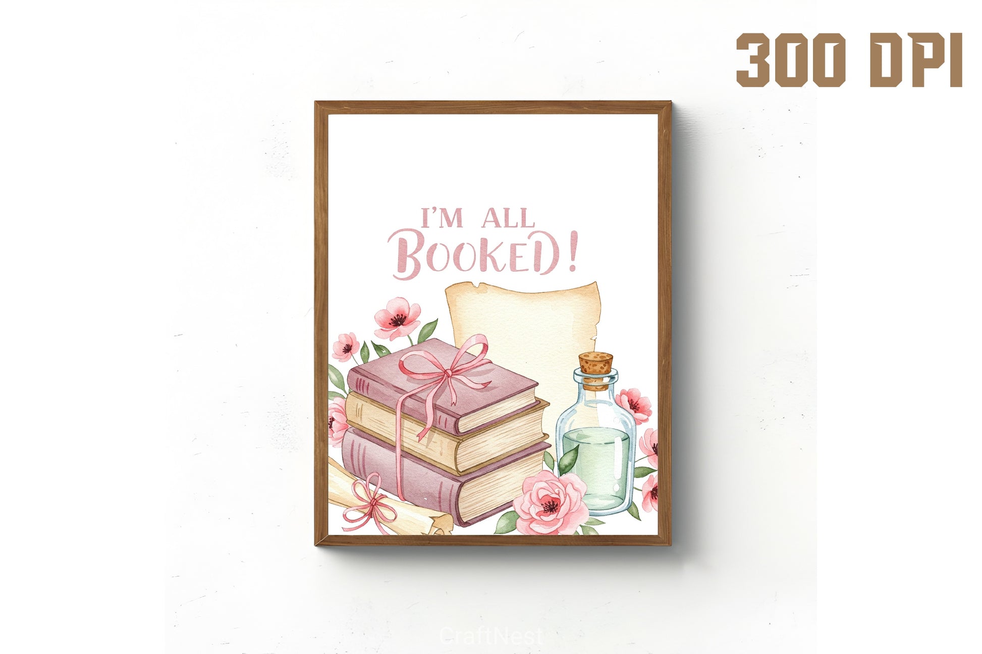 I'm All Booked Clipart Bundle - CraftNest - Digital Crafting and Art