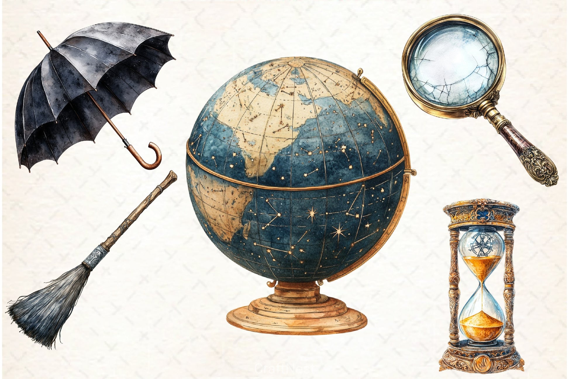 Magic School Dark Academia Clipart Bundle - CraftNest - Digital Crafting and Art