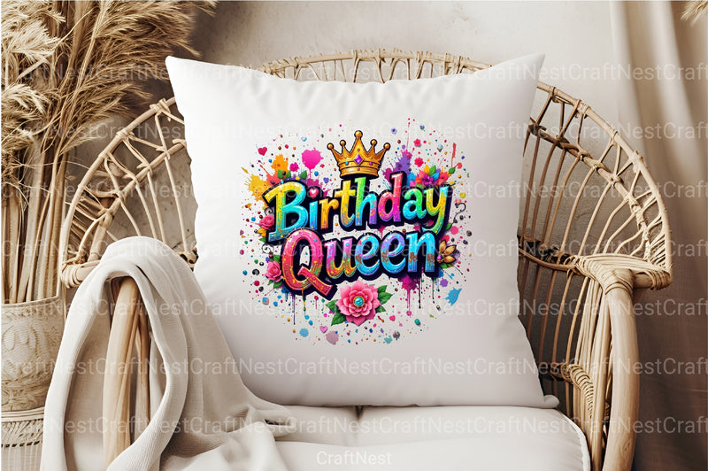 Birthday Queen Clipart Bundle 19 - CraftNest - Digital Crafting and Art