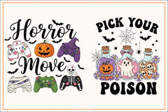 Groovy Halloween Clipart Bundle 13 - CraftNest - Digital Crafting and Art