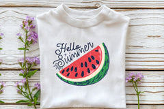 Hello Summer Watermelon Clipart Bundle 3 - CraftNest - Digital Crafting and Art