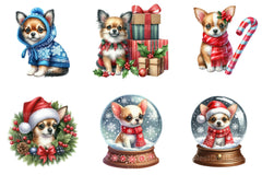 Christmas Chihuahua Clipart - CraftNest - Digital Crafting and Art