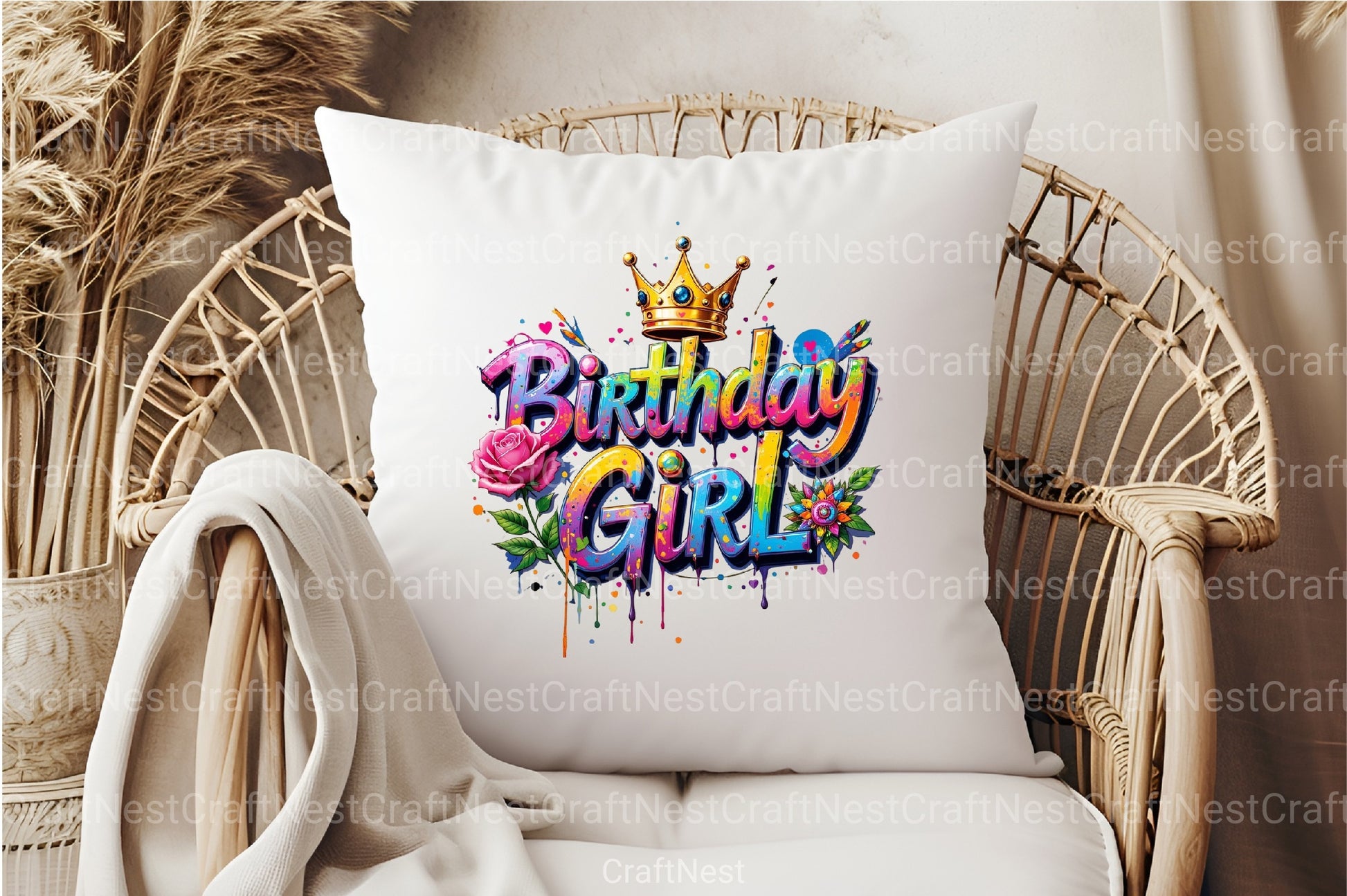 Birthday Girl Clipart Bundle 3 - CraftNest - Digital Crafting and Art
