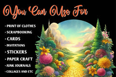 Wizard Of Oz Dorothy Clipart Bundle - CraftNest - Digital Crafting and Art