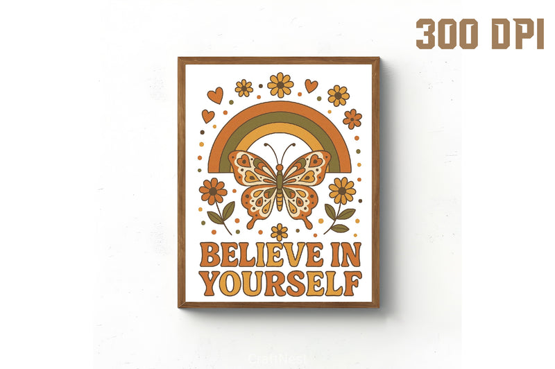 Believe In Yourself Clipart Bundle - CraftNest - Digital Crafting and Art