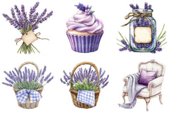 Lavender Mothers Day Clipart - CraftNest - Digital Crafting and Art