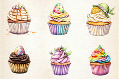 Easter Cupcake Clipart Bundle 3 - CraftNest - Digital Crafting and Art