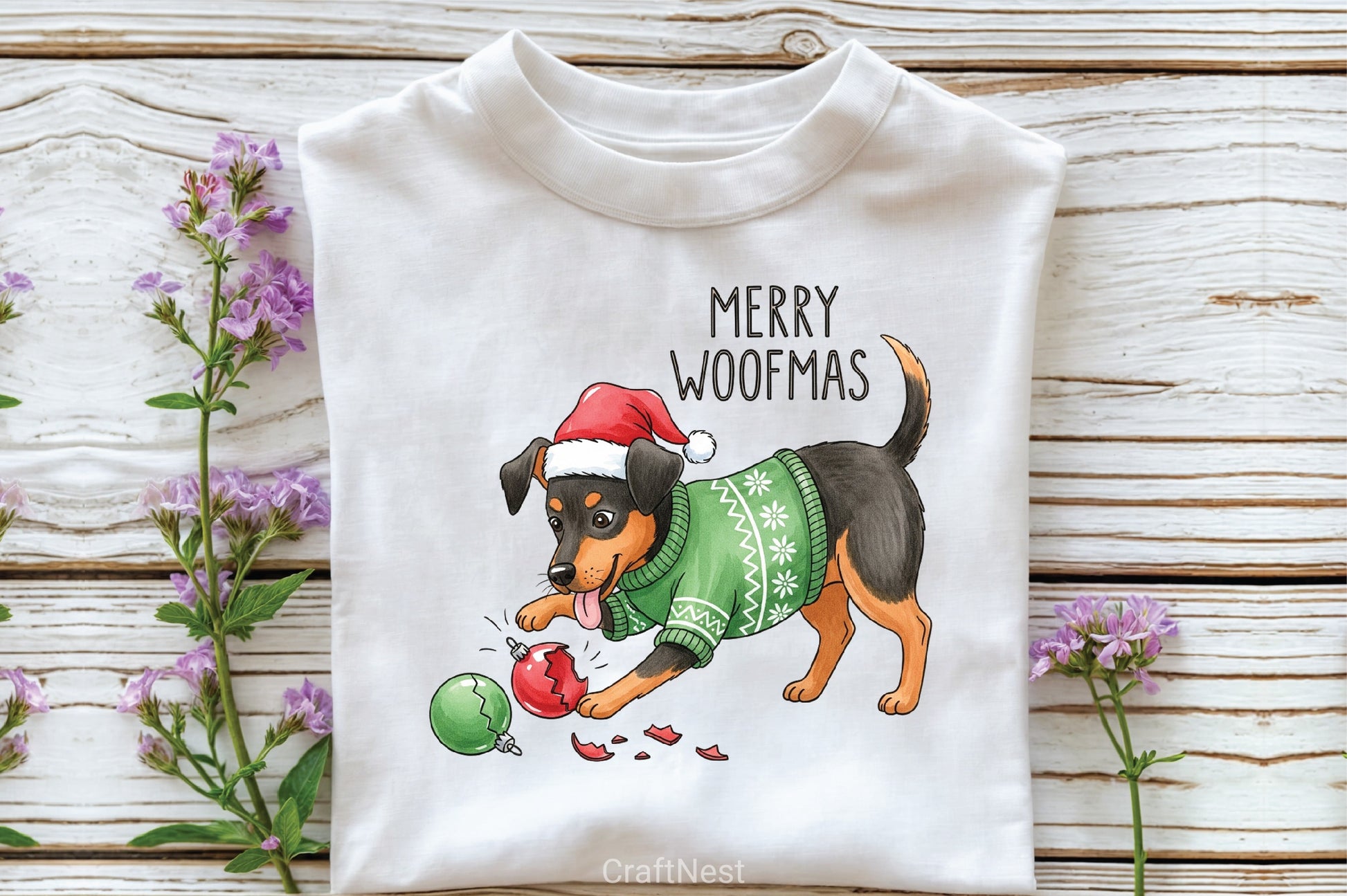 Funny Dog Christmas Clipart Bundle - CraftNest - Digital Crafting and Art