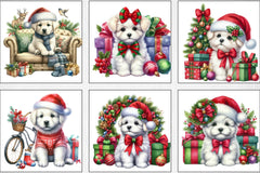 Christmas Dog Clipart Bundle 6 - CraftNest - Digital Crafting and Art