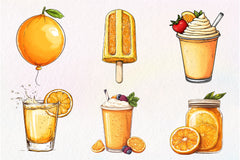 Oranges Clipart Bundle - CraftNest - Digital Crafting and Art