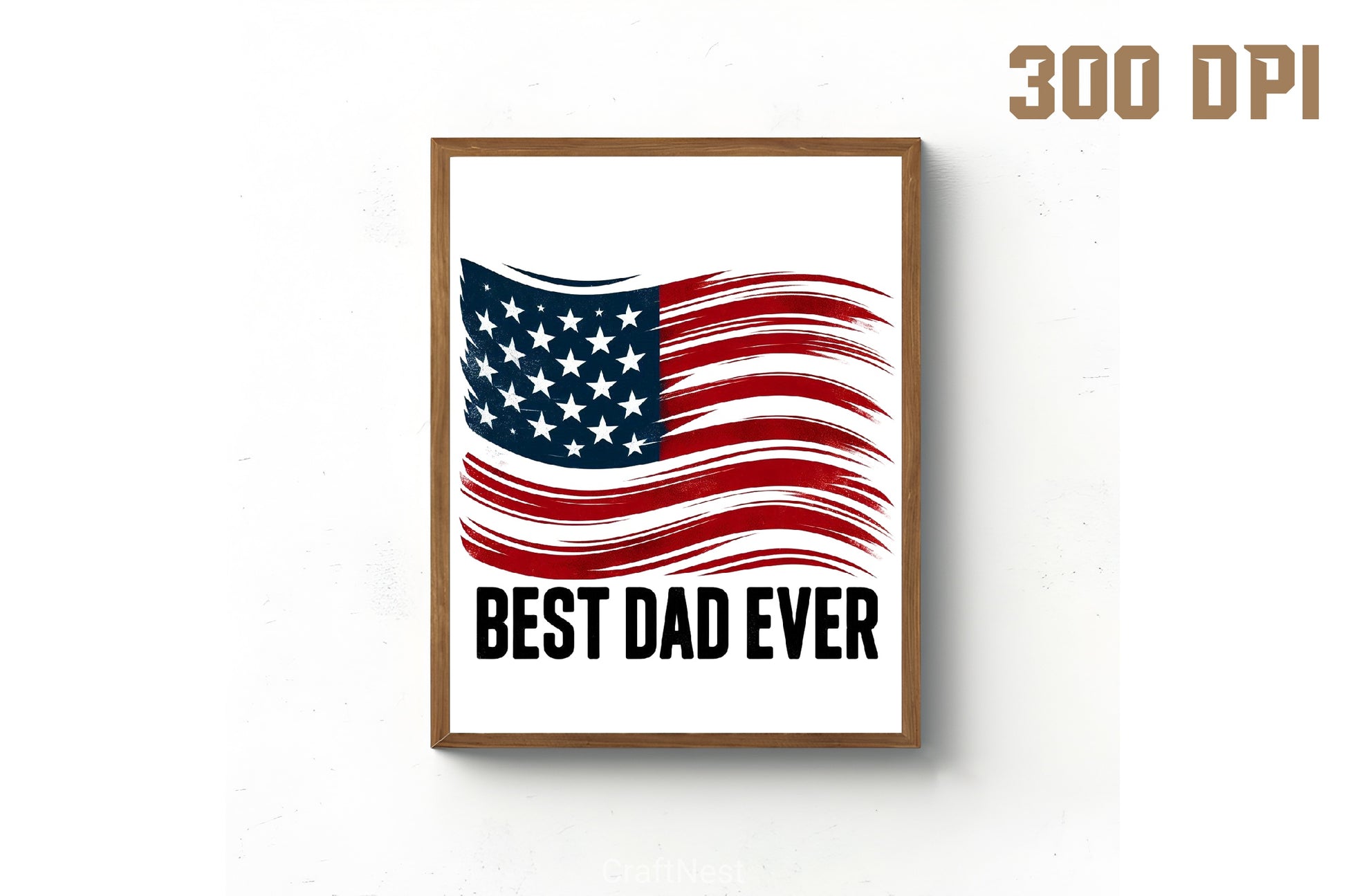Patriotic Best Dad Clipart Bundle - CraftNest - Digital Crafting and Art