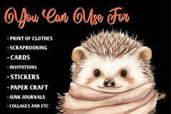 Sweet Boho Woodland Creatures Animals Clipart Bundle - CraftNest - Digital Crafting and Art