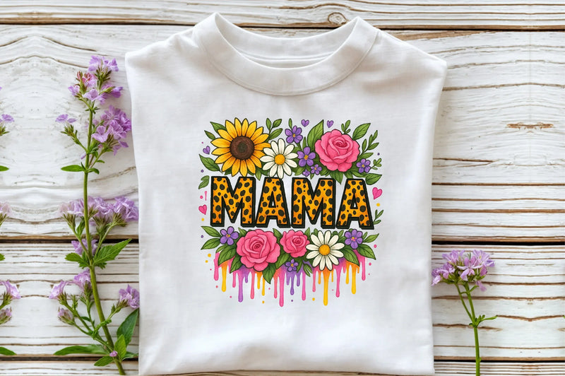 Floral Mama Mom Design Clipart Bundle - CraftNest - Digital Crafting and Art
