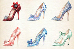 High Heels With Diamonds And Pearls Clipart Bundle - CraftNest - Digital Crafting and Art