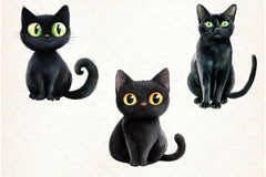Black Cat Clipart Bundle - CraftNest - Digital Crafting and Art