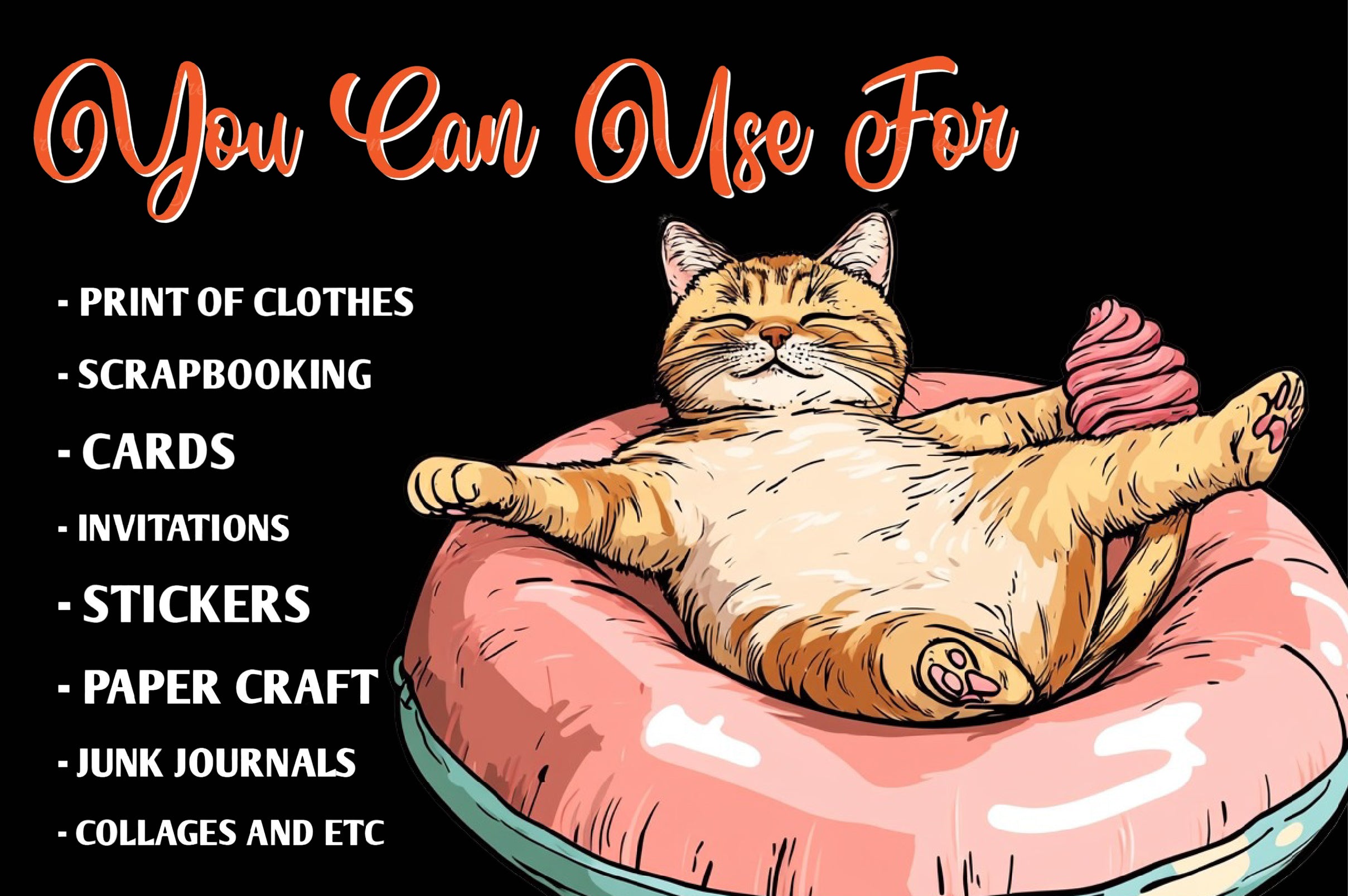 Funny Dog And Cat Love Ice Cream Clipart Bundle - CraftNest - Digital Crafting and Art