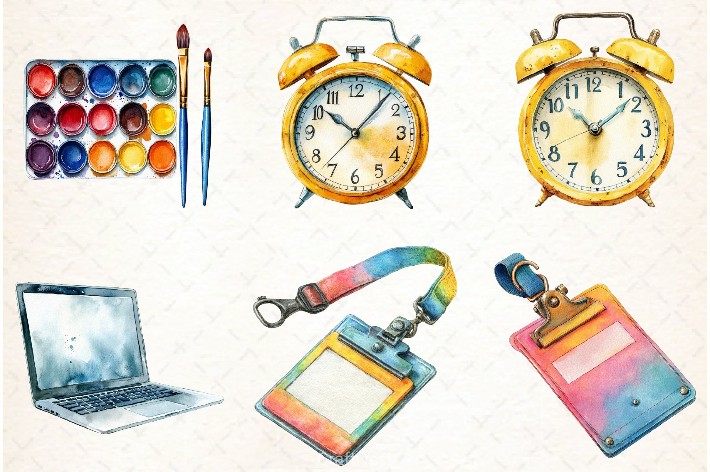 School Classroom Clipart Bundle - CraftNest - Digital Crafting and Art