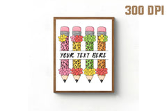 Pencil Monogram Clipart Bundle - CraftNest - Digital Crafting and Art