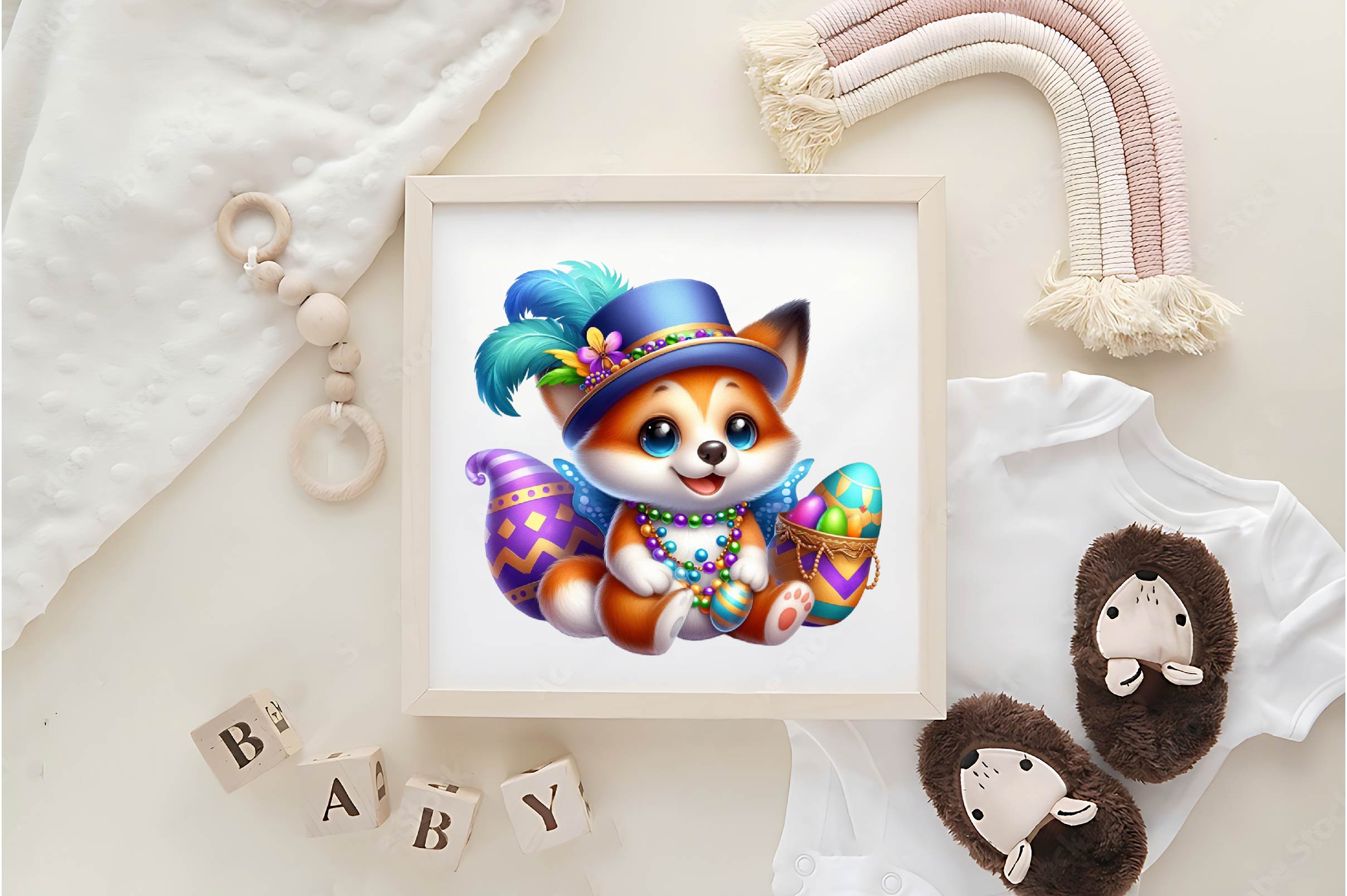 Mardi Gras Animals Clipart Bundle 1 - CraftNest - Digital Crafting and Art