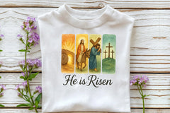 Brushstroke Jesus Easter Clipart Bundle: He Is Risen - CraftNest - Digital Crafting and Art