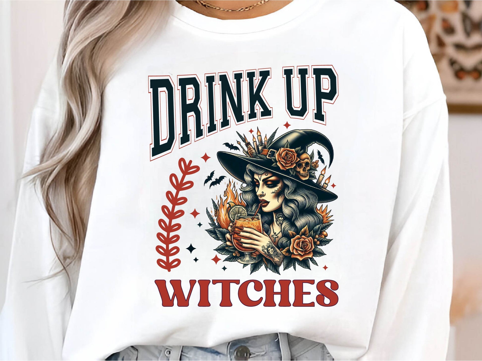 Drink Up Witches Funny Halloween Clipart Bundle 1 - CraftNest - Digital Crafting and Art