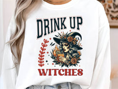Drink Up Witches Funny Halloween Clipart Bundle 1 - CraftNest - Digital Crafting and Art