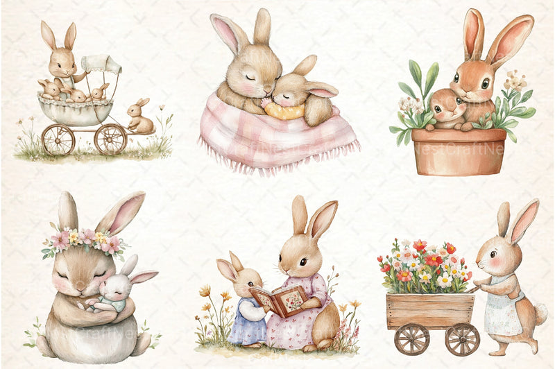 Mother's Day Clipart Bundle by Banny - CraftNest - Digital Crafting and Art