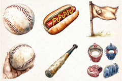 Baseball Clipart Bundle 1 - CraftNest - Digital Crafting and Art