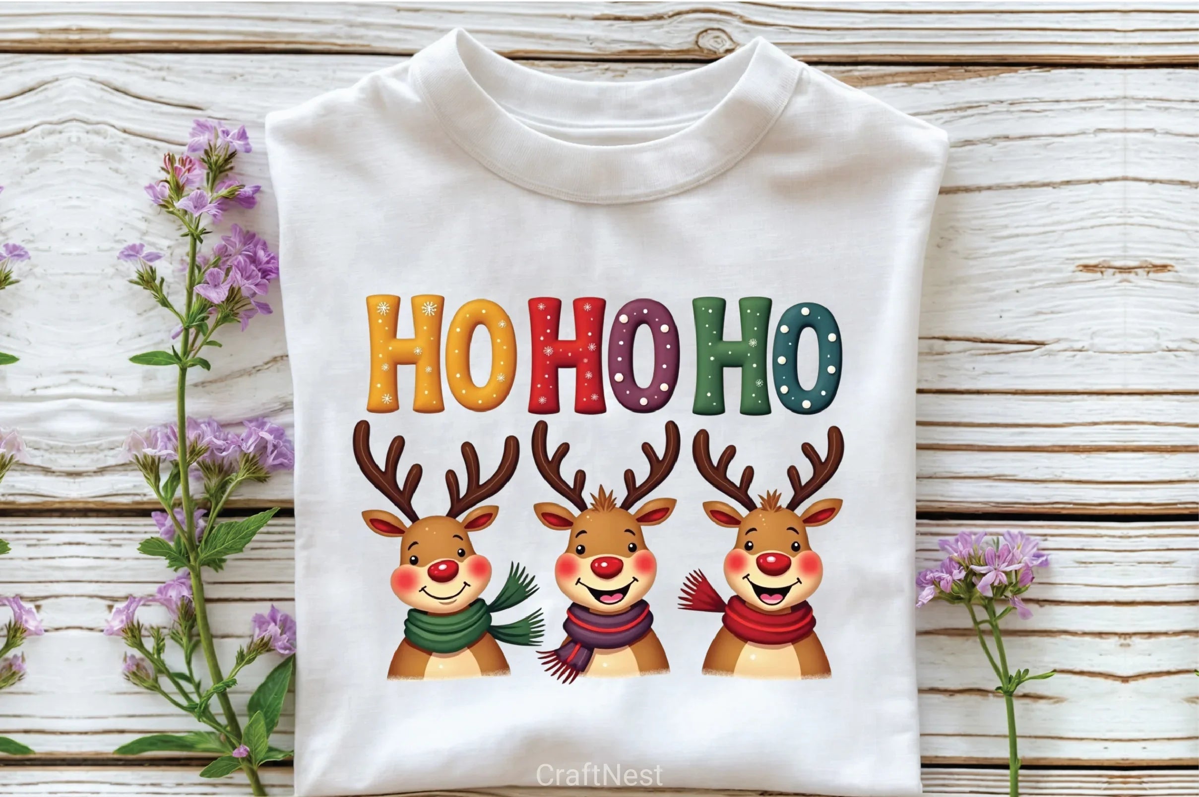 Ho Deer Reindeer Clipart Bundle - CraftNest - Digital Crafting and Art