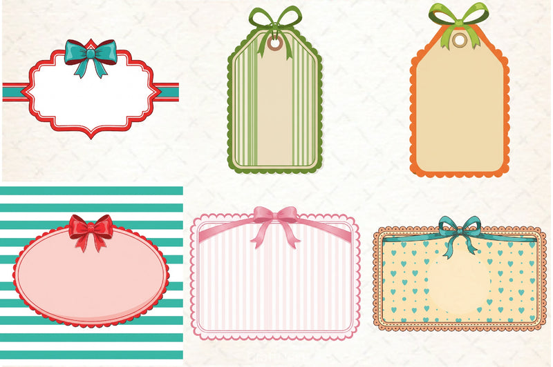 Coquette Border Frame Clipart Bundle - CraftNest - Digital Crafting and Art