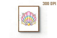 Clam Pearl Summer Clipart Bundle - CraftNest - Digital Crafting and Art