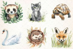 Garden Animals Clipart Bundle - CraftNest - Digital Crafting and Art