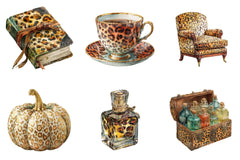 Leopard Print Halloween Clipart Bundle - CraftNest - Digital Crafting and Art