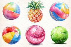 Summer Ball Clipart Bundle 2 - CraftNest - Digital Crafting and Art