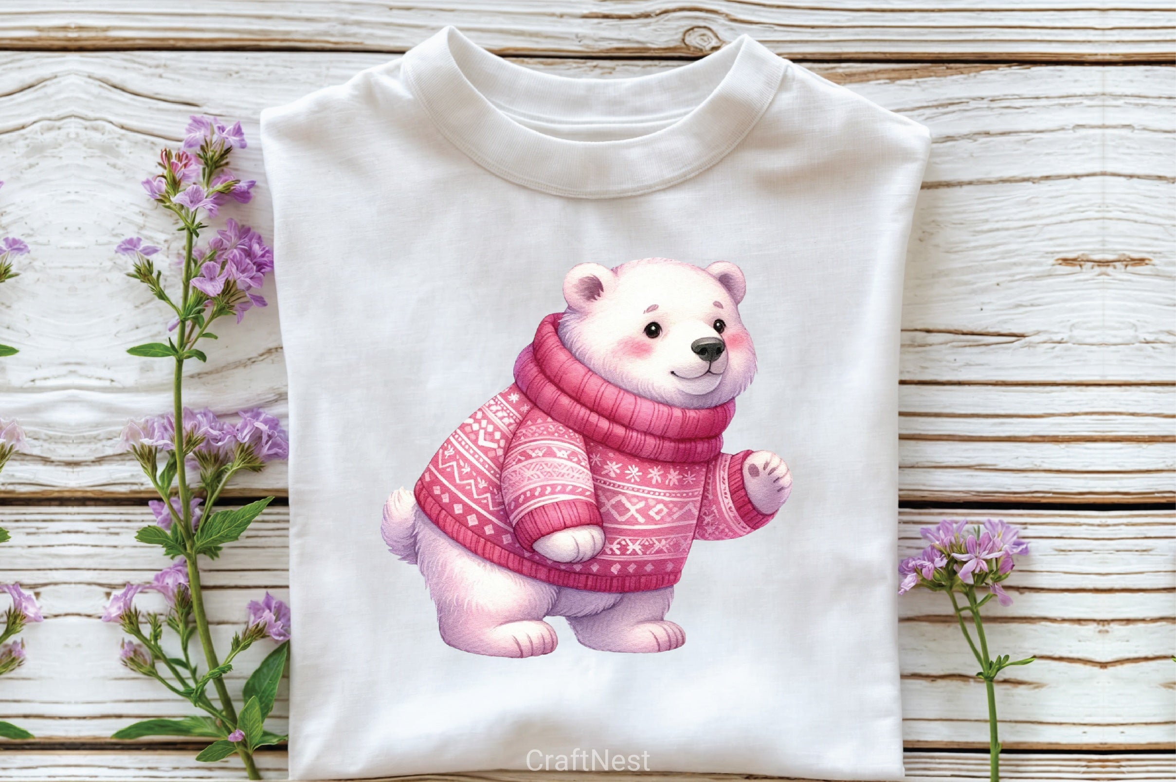 Pink Winter Clipart Bundle - CraftNest - Digital Crafting and Art