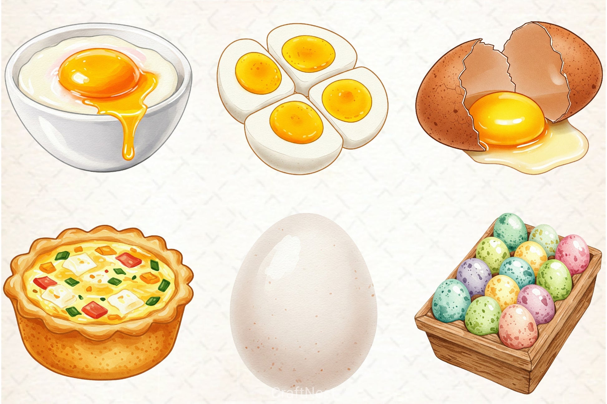 Fried Eggs Clipart Bundle - CraftNest - Digital Crafting and Art