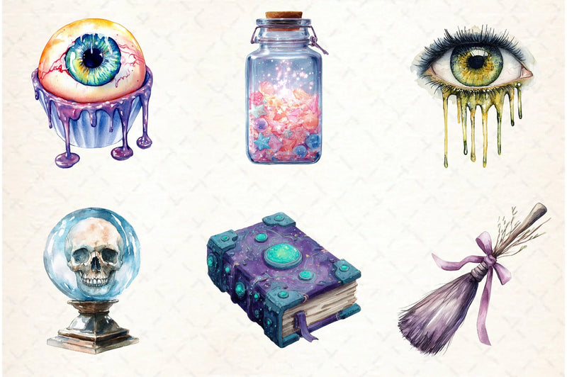 Halloween Clipart Bundle 7 - CraftNest - Digital Crafting and Art