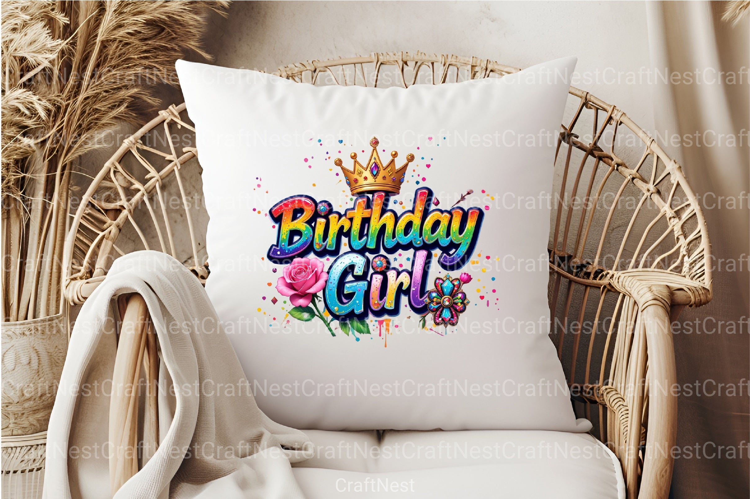 Birthday Girl Clipart Bundle 2 - CraftNest - Digital Crafting and Art