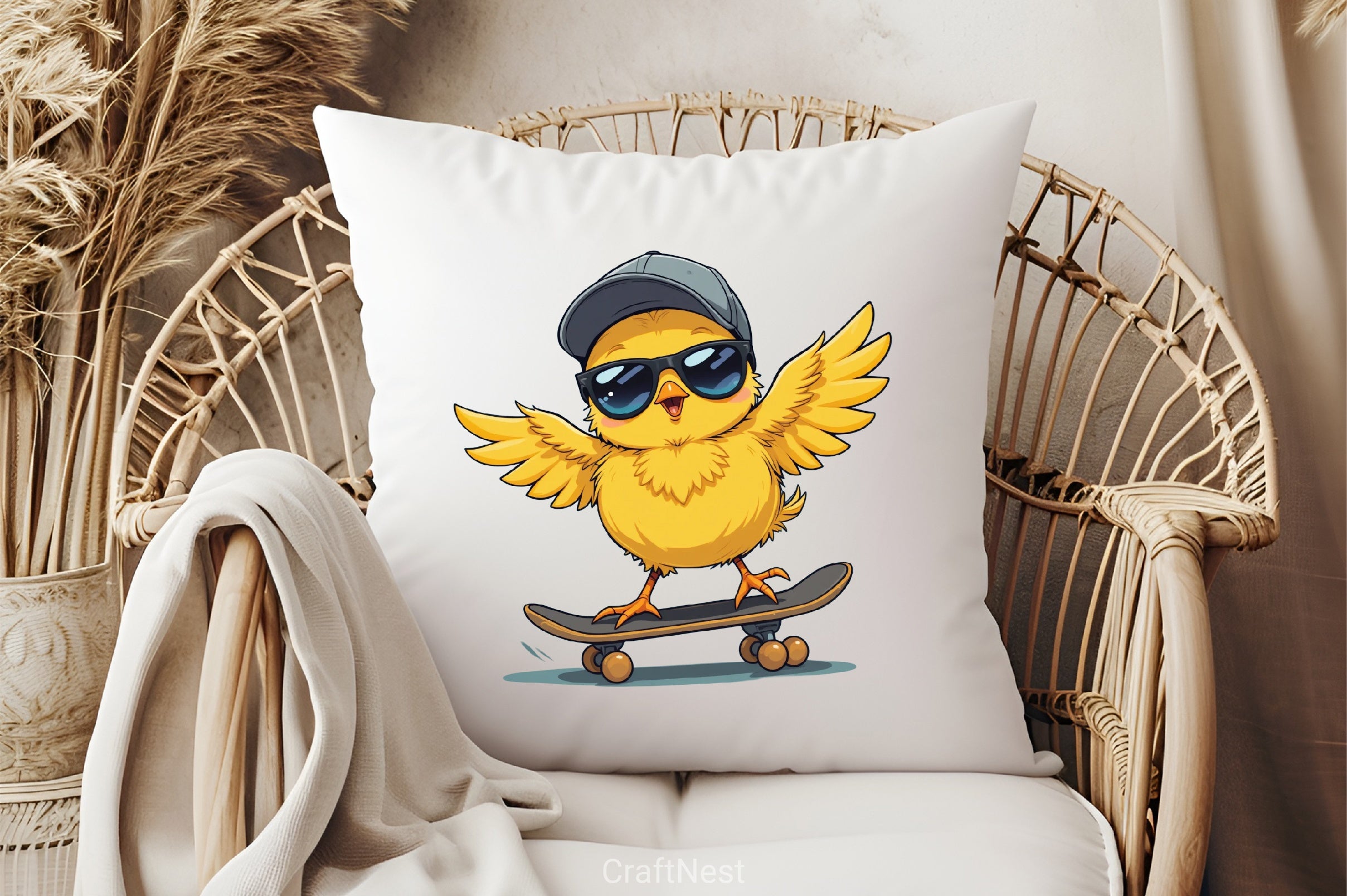 Cool Duck Skateboard Clipart Bundle - CraftNest - Digital Crafting and Art