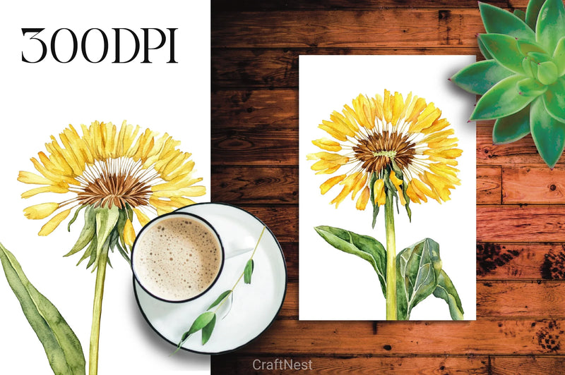 Dandelion Clipart Bundle - CraftNest - Digital Crafting and Art